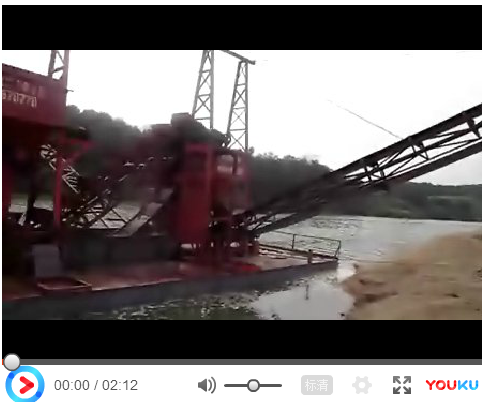 东威青州挖沙船挖沙二次水洗使用现场视频